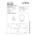INFINITY RS-225 Service Manual
