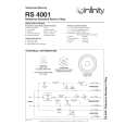 INFINITY RS4001 Service Manual
