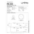 INFINITY RS-325 Service Manual