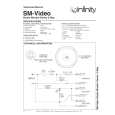 INFINITY SM-VIDEO Service Manual