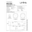 INFINITY RS-525 Service Manual