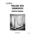INFINITY PRELUDE MTS Service Manual