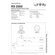 INFINITY RS2000II Service Manual