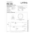 INFINITY RS-125 Service Manual